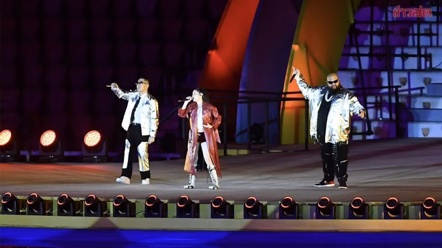 Violette Wautier biểu diễn bài hát chủ đề SEA Games 33 - 1% cùng hai rapper Golf F.Hero và Twopee.