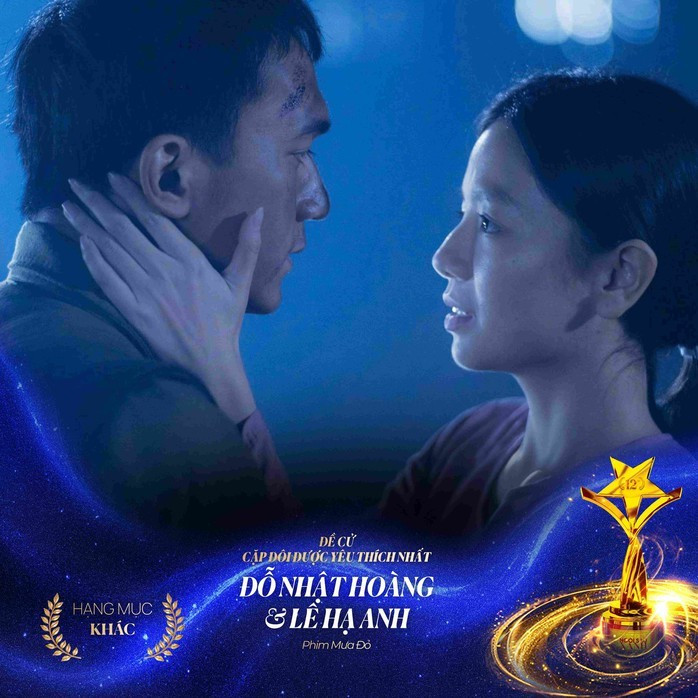 Được yêu thích thứ nhì là cặp Đỗ Nhật Hoàng và Lê Hạ Anh