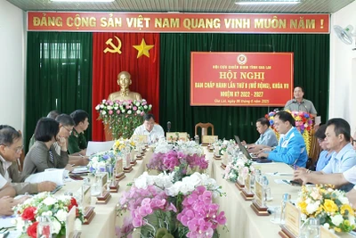 Quang cảnh Hội nghị Ban Chấp hành lần thứ 8 (mở rộng), khóa VII, nhiệm kỳ 2022 – 2027