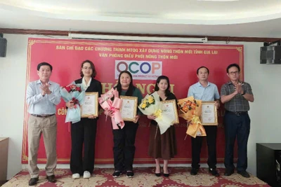 Gia Lai: Trao giấy chứng nhận sản phẩm OCOP 4 sao