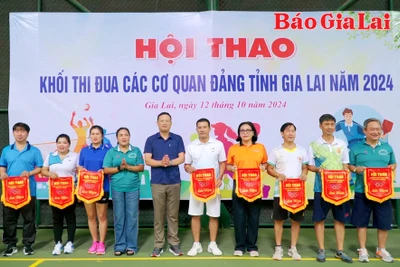 Hội thao Khối Thi đua Các cơ quan Đảng tỉnh Gia Lai sôi động, hấp dẫn