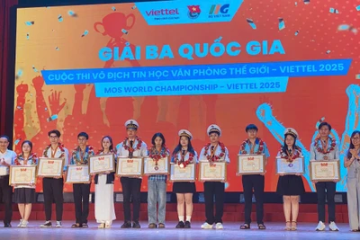 4 học sinh Trường THPT Chi Lăng đạt giải tại Cuộc thi Vô địch Tin học văn phòng thế giới-VIETTEL 2025 