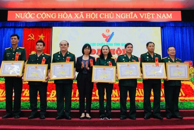 Nhiều cán bộ, hội viên CCB trong tỉnh được các cấp ngành khen thưởng vì các thành tích đóng góp trong học tập và làm theo gương Bác cũng như tham gia các phong trào thi đua yêu nước trên địa bàn. Ảnh: Xuân Toàn