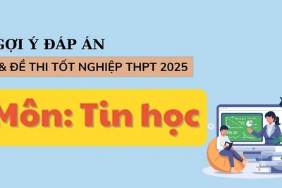 Đáp án đề thi môn Tin học tốt nghiệp THPT 2025 