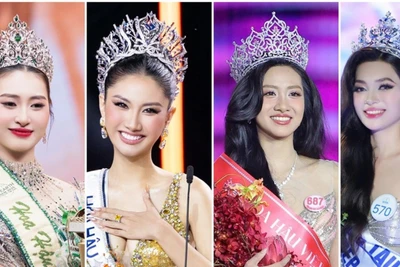 Việt Nam có thêm 4 hoa hậu, 9 á hậu trong một tuần