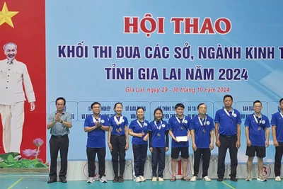 Bế mạc hội thao khối thi đua các sở, ngành kinh tế tỉnh Gia Lai năm 2024