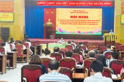 Đảng bộ Ủy ban nhân dân tỉnh Gia Lai góp ý dự thảo báo cáo chính trị và quán triệt chuyên đề năm 2025