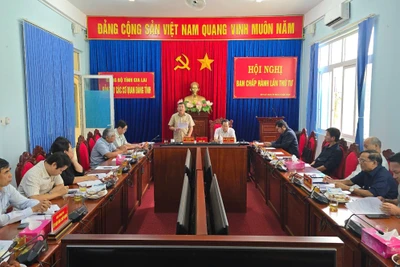 Hội nghị Ban Chấp hành Đảng bộ các Cơ quan Đảng tỉnh Gia Lai lần thứ tư