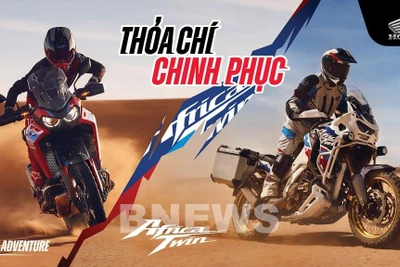 Bộ đôi Honda CRF1100L Africa Twin vừa ra mắt với hàng loạt nâng cấp, có giá từ 540,99 đến 620,99 triệu đồng.