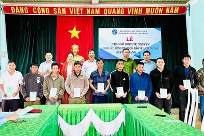 Hỗ trợ đóng bảo hiểm cho lực lượng bảo vệ an ninh trật tự cơ sở: Nhân văn, thiết thực