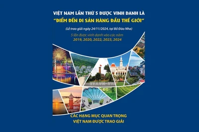 Việt Nam lần thứ 5 được vinh danh là “Điểm đến Di sản hàng đầu thế giới” 