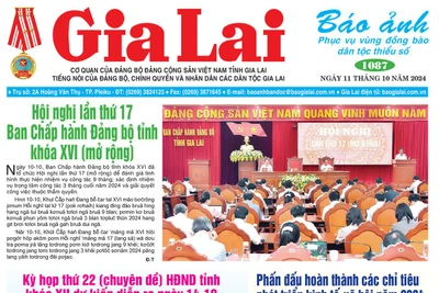 Báo Ảnh Gia Lai ngày 11-10-2024