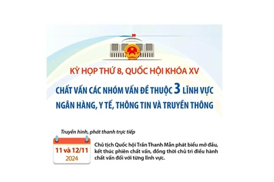 Quốc hội chất vấn các nhóm vấn đề về ngân hàng, y tế, thông tin và truyền thông