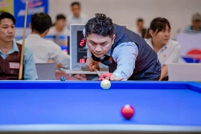 Trần Thanh Lực lần đầu tiên lọt vào tốp 10 bảng xếp hạng billiards thế giới