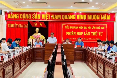 Phiên họp thứ tư Tiểu ban Văn kiện Đại hội đại biểu Đảng bộ tỉnh nhiệm kỳ 2025-2030