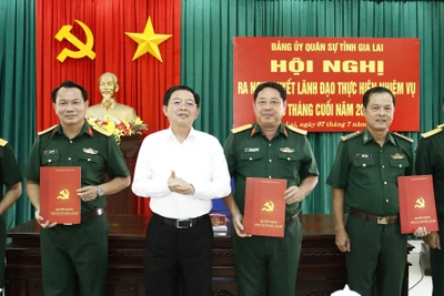 Lực lượng vũ trang tỉnh Gia Lai phải luôn chủ động trong mọi tình huống
