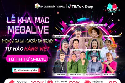 Phiên Livestream MegaLive đầu tiên về đặc sản Gia Lai trên Tiktok 