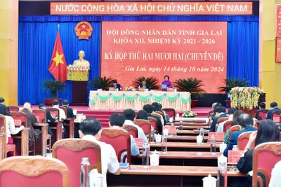 Khai mạc kỳ họp thứ 22 (chuyên đề) HĐND tỉnh Gia Lai khóa XII