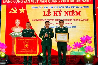 Gia Lai: Đồn Biên phòng Ia Pnôn kỷ niệm 50 năm Ngày thành lập