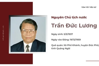 Tóm tắt tiểu sử nguyên Chủ tịch nước Trần Đức Lương