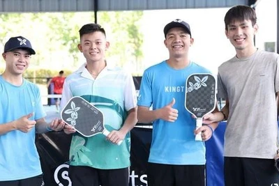 Các tay vợt CLB Kingtek Pickleball vô địch Giải quốc tế Malaysia