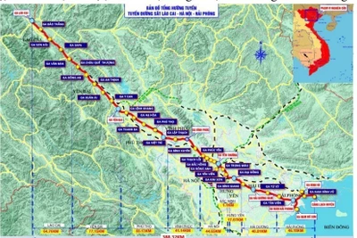Trình Quốc hội xem xét chủ trương đầu tư Dự án đường sắt Lào Cai-Hà Nội-Hải Phòng trước ngày 10-2