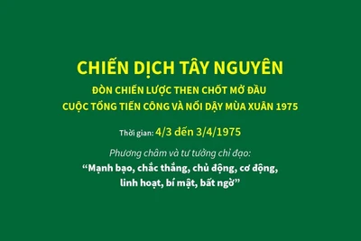 Chiến dịch Tây Nguyên: Chớp thời cơ, đánh vào nơi hiểm yếu nhất của địch