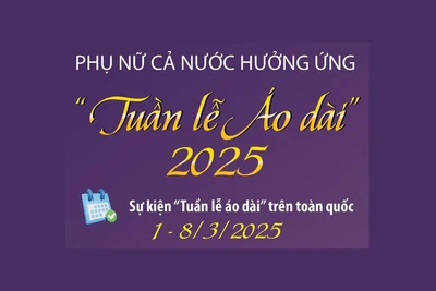 Phụ nữ cả nước hưởng ứng “Tuần lễ Áo dài” năm 2025