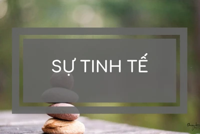 Giá trị của sự tinh tế