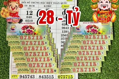 Người đàn ông ở Bình Dương trúng 13 tờ vé số giải độc đắc