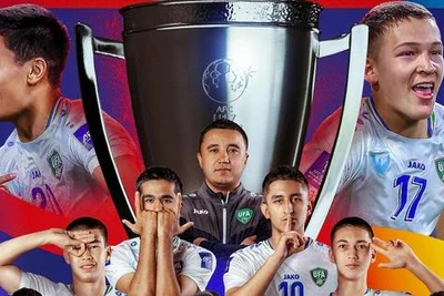 U17 Uzbekistan nhận 2 thẻ đỏ ở hiệp 1, vẫn vô địch châu Á