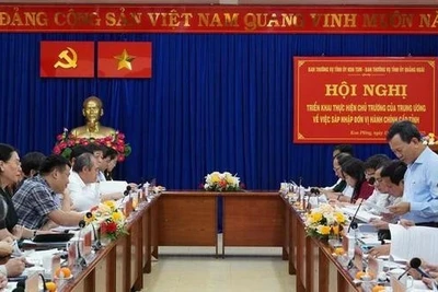Quảng Ngãi và Kon Tum thống nhất trình Trung ương đề án sáp nhập trước 1-5