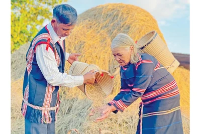 Góp gạo: Nét đẹp văn hóa cộng đồng của người Jrai