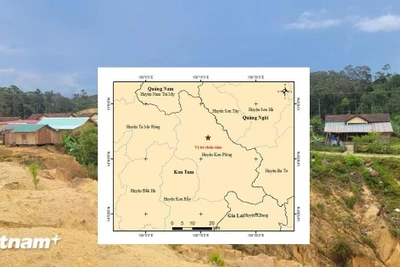 Kon Tum: Xảy ra động đất có độ lớn 3,8 tại huyện Kon Plông