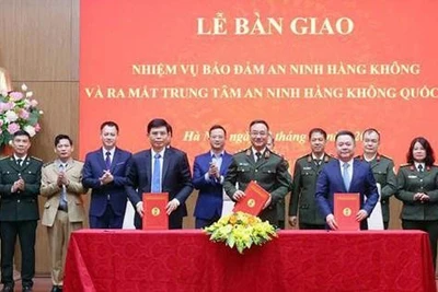 Ra mắt Trung tâm An ninh hàng không Quốc gia thuộc Bộ Công an