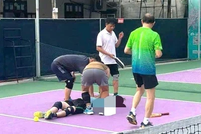 Một người đàn ông ở Hà Tĩnh tử vong khi chơi Pickleball