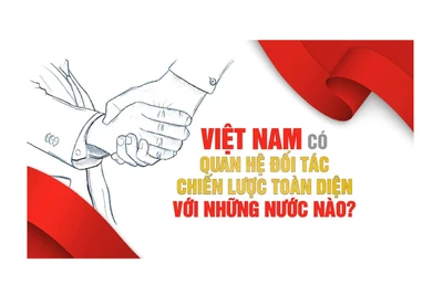 Việt Nam có quan hệ Đối tác Chiến lược Toàn diện với những nước nào?