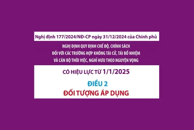 Chế độ chính sách đối với các trường hợp không tái cử, tái bổ nhiệm