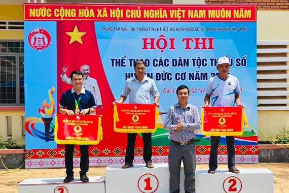 Xã Ia Dom đạt giải nhất Hội thi thể thao các dân tộc thiểu số huyện Đức Cơ năm 2025