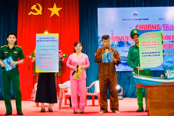 Phường Quy Nhơn tổ chức Hội thi “Rung chuông vàng” tuyên truyền chống khai thác IUU