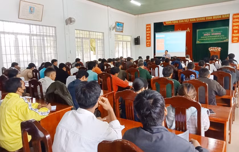Quang cảnh hội nghị tập huấn. Ảnh: Siu H'Ler