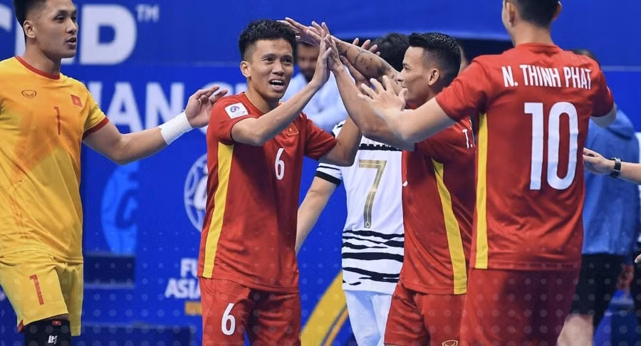 Tuyển futsal Việt Nam tham dự vòng loại futsal châu Á 2024 diễn ra vào tháng 10. Ảnh: AFC Tuyển futsal Việt Nam tham dự vòng loại futsal châu Á 2024 diễn ra vào tháng 10. Ảnh: AFC