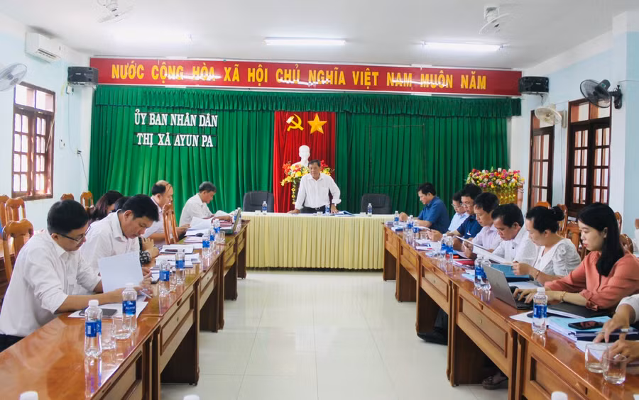 Quang cảnh buổi giám sát. Ảnh: Vũ Chi