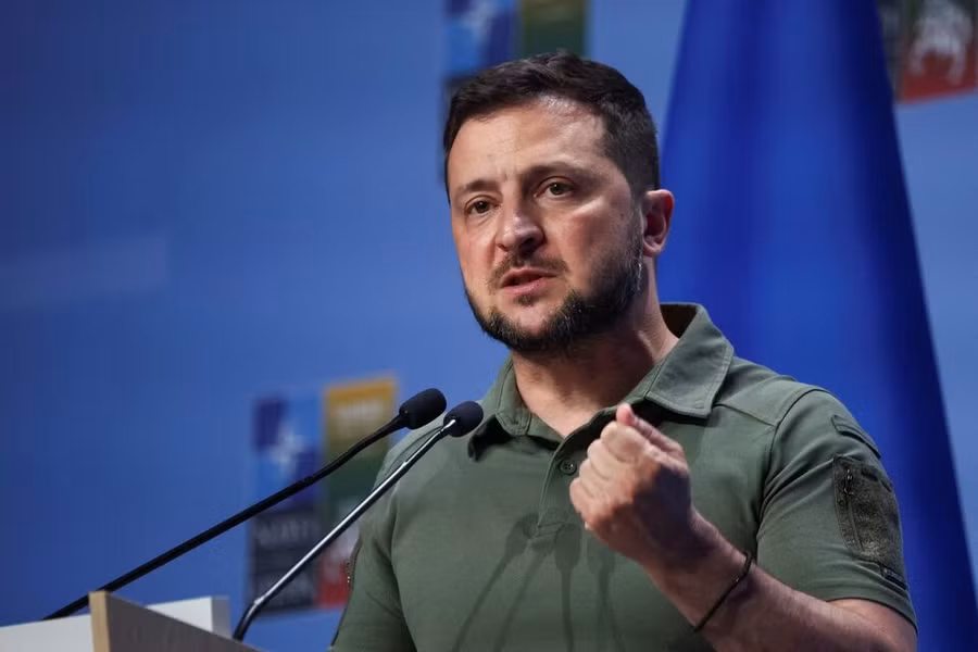 Tổng thống Zelensky. Ảnh: Reuters