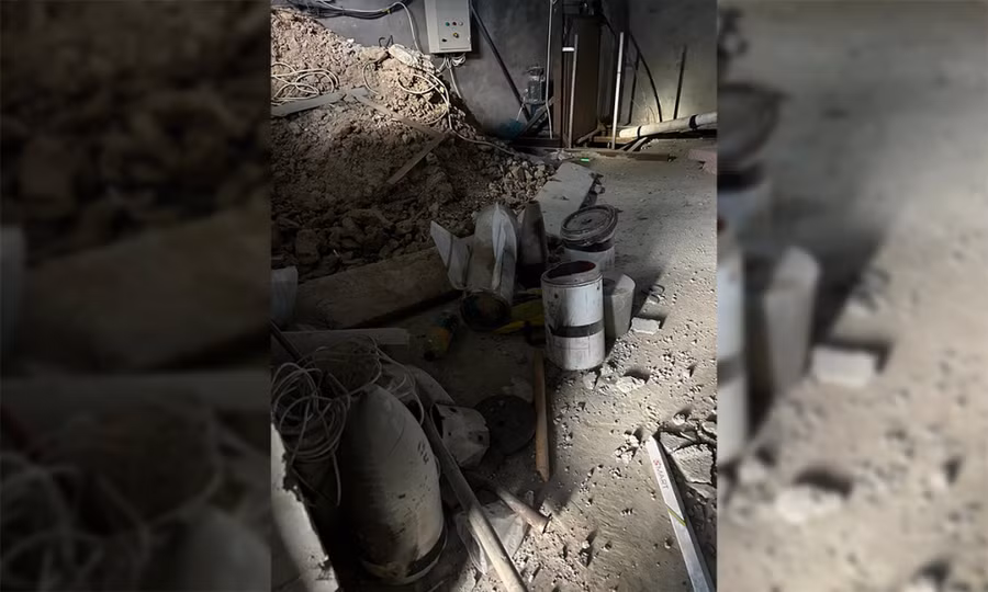 Đầu đạn và tên lửa hành trình của Hamas do bính sỹ Israel phát hiện ngày 6/1. Ảnh: IDF
