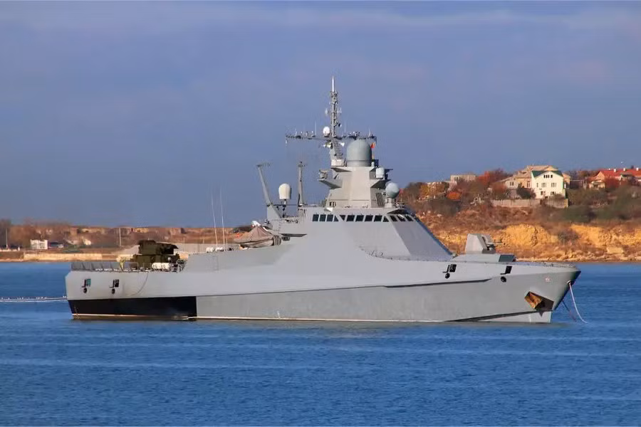Tàu tuần tra Sergey Kotov. Ảnh: Naval News Tàu tuần tra Sergey Kotov. Ảnh: Naval News