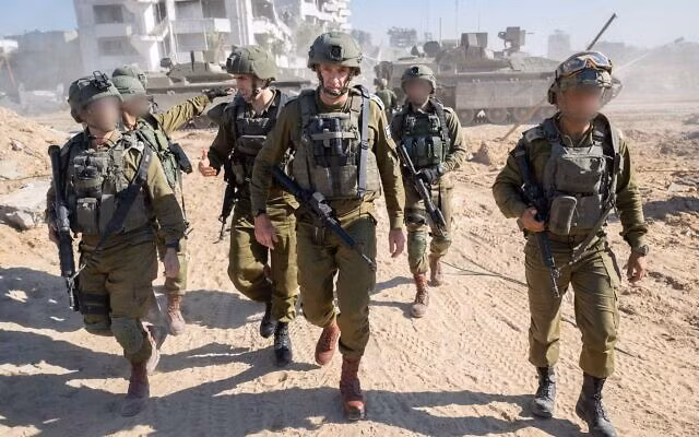 Lực lượng IDF tại Dải Gaza. Ảnh: IDF