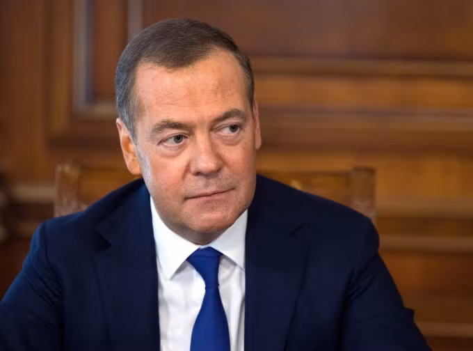 Phó Chủ tịch Hội đồng an ninh Nga D. Medvedev. Ảnh: Reuters
