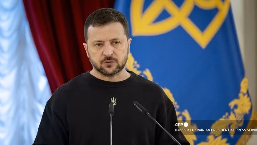 Tổng thống Ukraine Zelensky. Ảnh: AFP