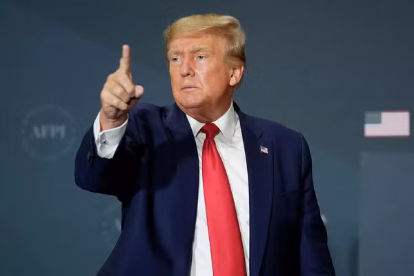 Cựu Tổng thống D.Trump. Ảnh: AP